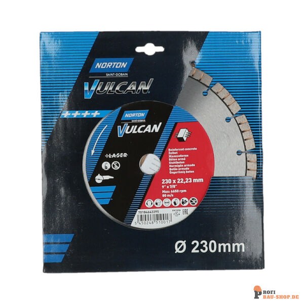 nortonschleifmittel/NORTON_schleifmittel_70184643395 Diamond Blade Norton Vulcan TURBO LASER 23x22.23 1x2.6_150924